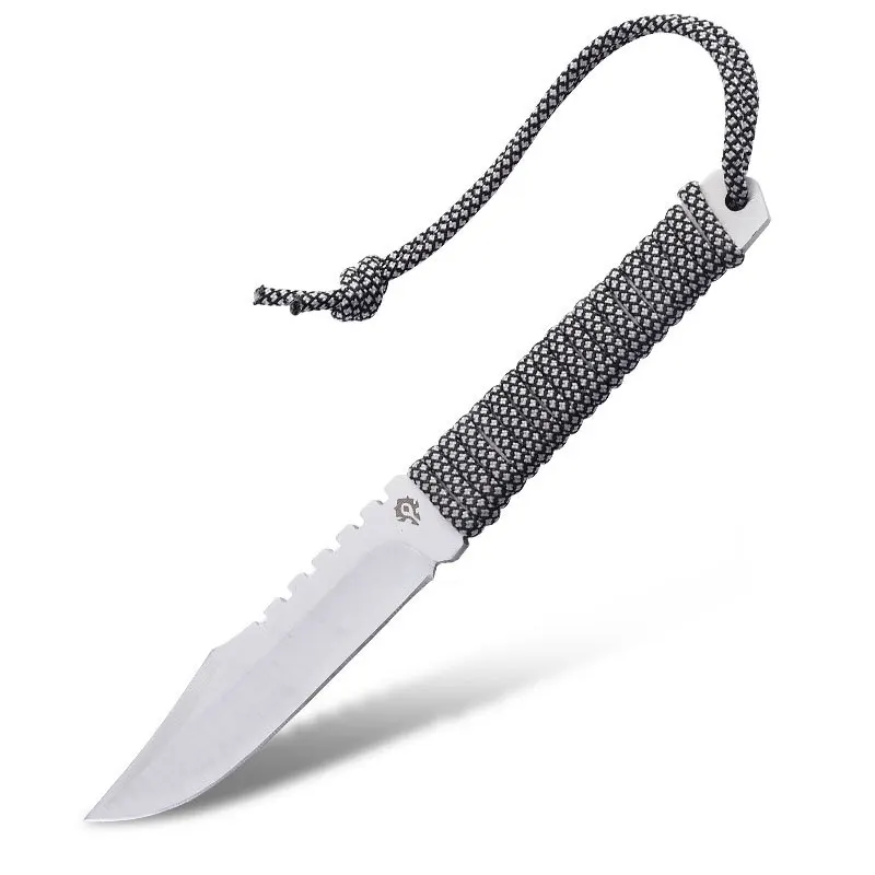 Outdoor Self-defense Sharp Knife Field Portable Umbrella Rope Knife Mini Home Fruit Knife Survival Knife Straight Knife 
Outdoor Self-defense Sharp Knife Field Portable Umbrella Rope Knife Mini Home Fruit Knife Survival Knife Straight Knife