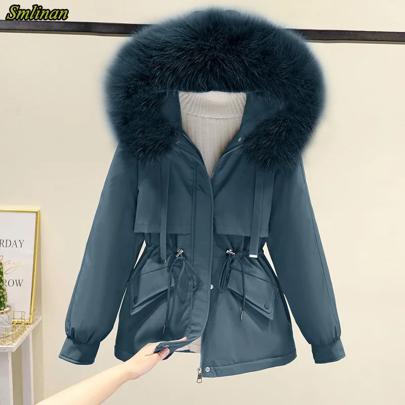 2022 зимние меховые парки с капюшоном Mujer, толстое хлопковое Стеганое пальто для женщин размера плюс, тонкое короткое пальто, стеганая куртка ...
2022 зимние меховые парки с капюшоном Mujer, толстое хлопковое Стеганое пальто для женщин размера плюс, тонкое короткое пальто, стеганая куртка ...