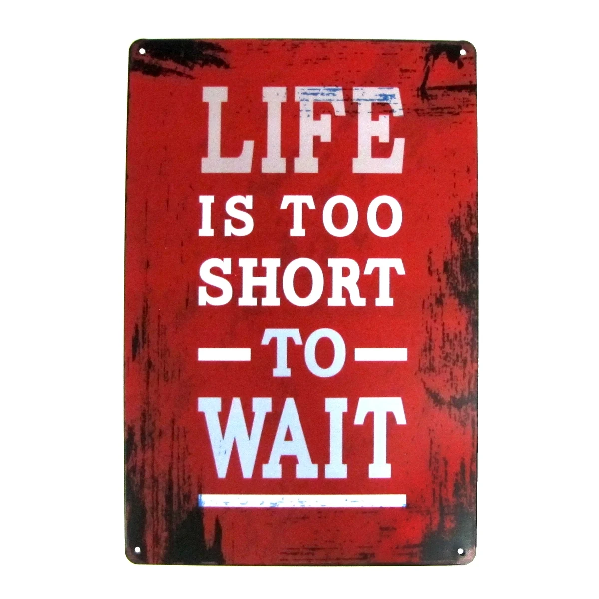 Vintage Metal Life Is Too Short To Wait Novelty Sign Retro Bar Cafe Pub Wall Decor
Vintage Metal Life Is Too Short To Wait Novelty Sign Retro Bar Cafe Pub Wall Decor