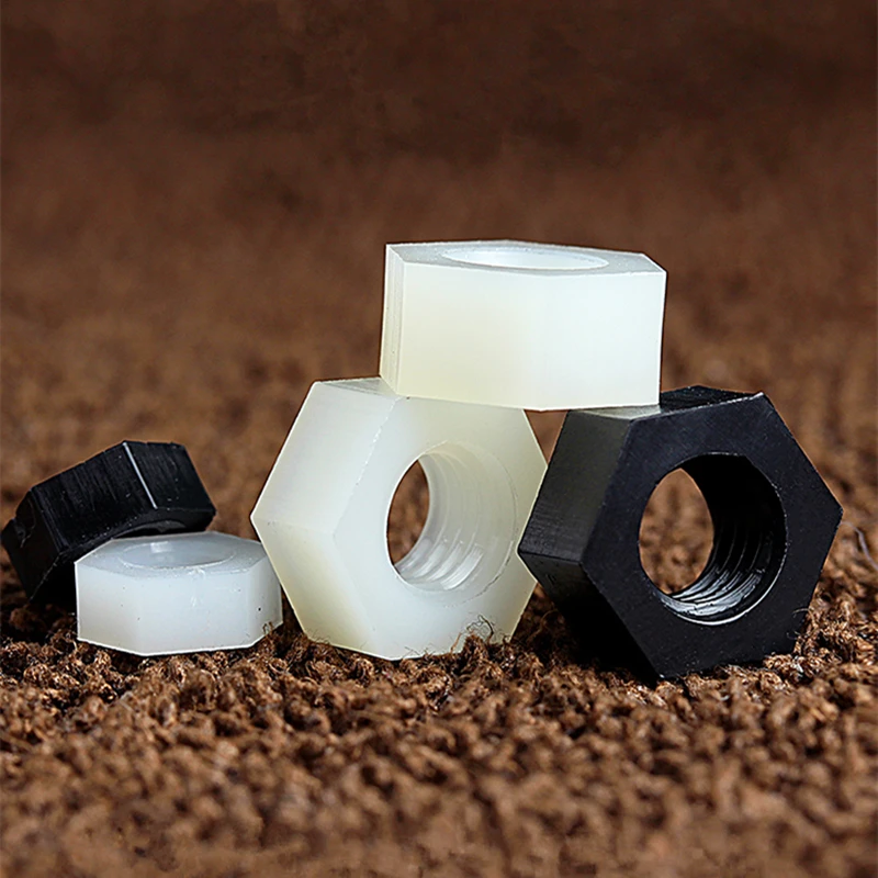 50/20Pcs DIN934 M2 M2.5 M3 M4 M5 M6 M8 M10 M12 M14 M16 M18 M20 Black/white Nylon Hex Nut Hexagon Plastic Nuts
50/20Pcs DIN934 M2 M2.5 M3 M4 M5 M6 M8 M10 M12 M14 M16 M18 M20 Black/white Nylon Hex Nut Hexagon Plastic Nuts