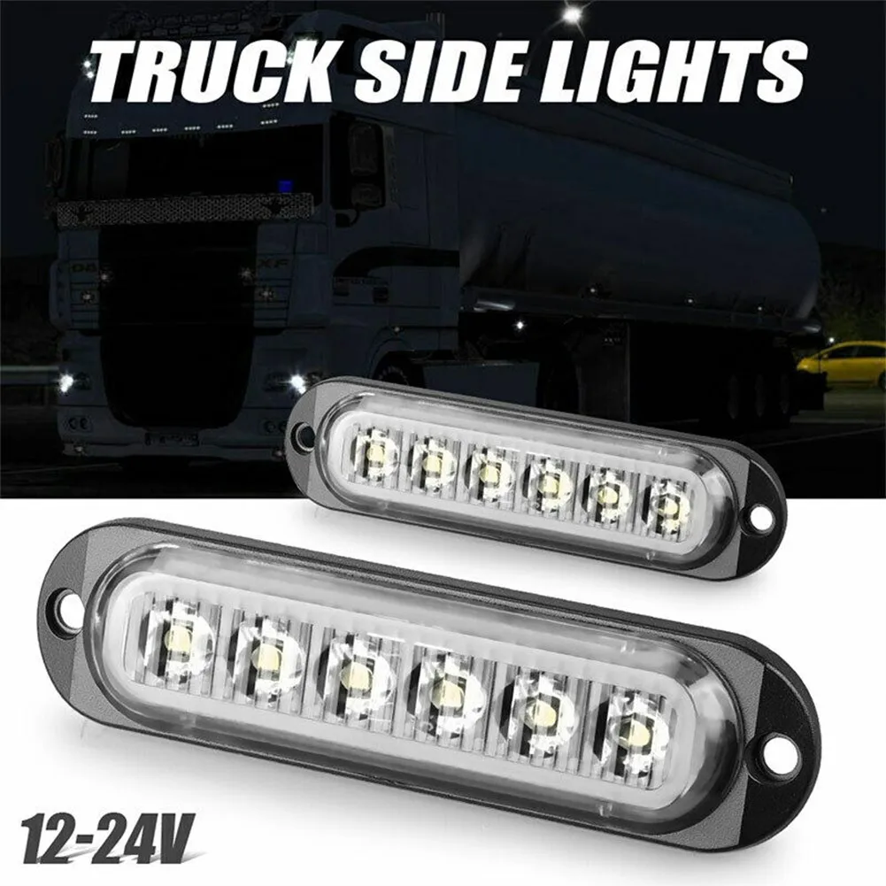 2X White LED Side Marker Clearance Light Lamp DC 12V-24V Waterproof Truck Trailer Lorry Bus RV Replacement Accessories
2X White LED Side Marker Clearance Light Lamp DC 12V-24V Waterproof Truck Trailer Lorry Bus RV Replacement Accessories