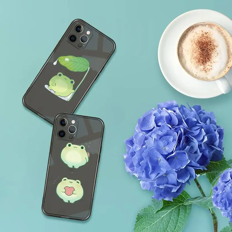 CARTOON Frog Phone Case For iPhone 12 11 8 7 se 2020 pro X XS XR MAX Plus Black Transparent Cover
CARTOON Frog Phone Case For iPhone 12 11 8 7 se 2020 pro X XS XR MAX Plus Black Transparent Cover