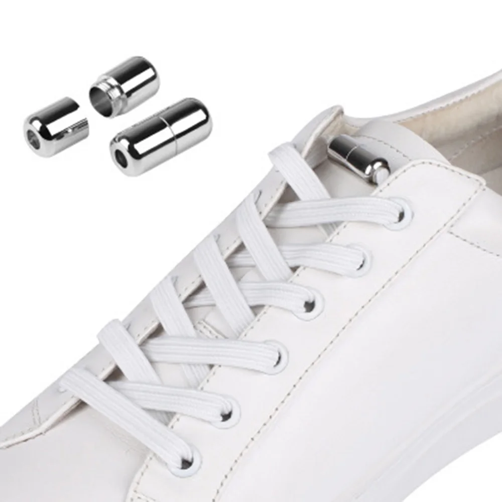 Elastic No Tie Shoelaces Semicircle Shoe Laces For Kids And Adult Sneakers Shoelace Quick Lazy Metal Silver Capsule Buckle Laces
Elastic No Tie Shoelaces Semicircle Shoe Laces For Kids And Adult Sneakers Shoelace Quick Lazy Metal Silver Capsule Buckle Laces
