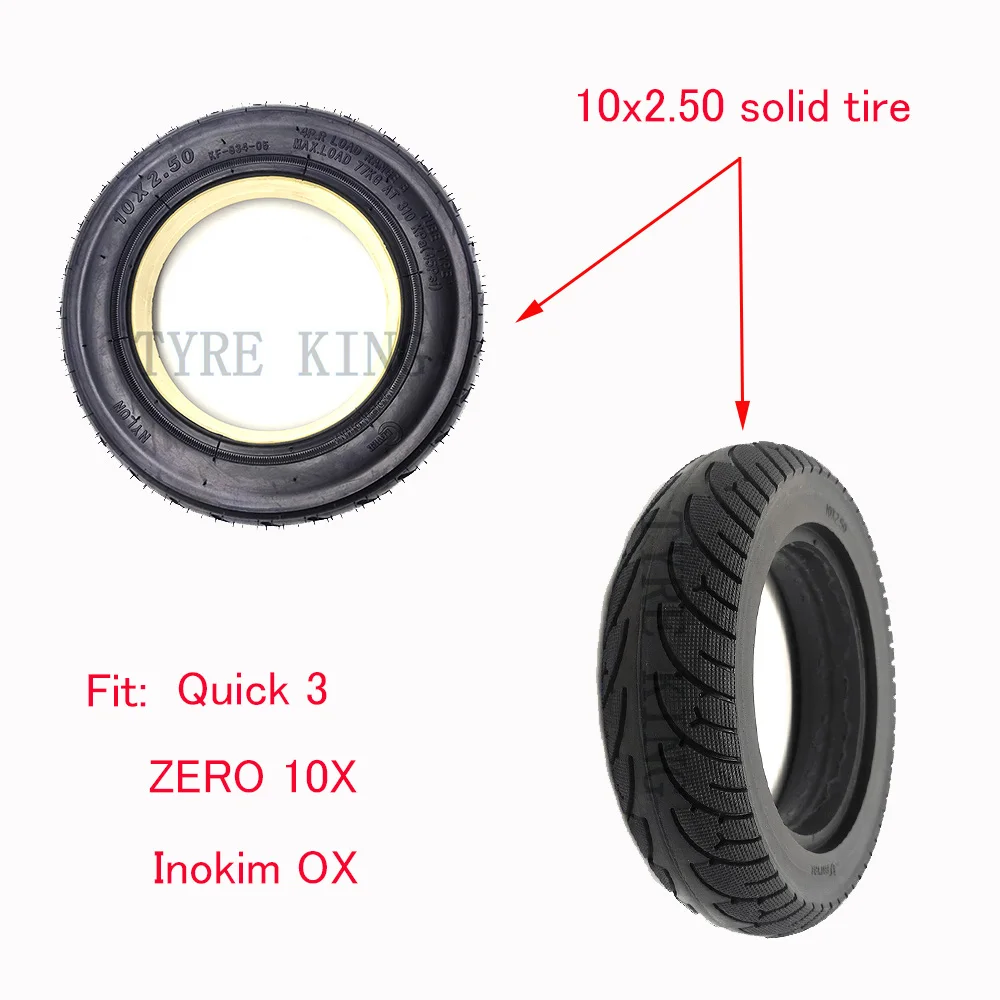 10x2.50 Solid Tire None Inflatable Explosion-proof Tyre for Electric Scooter Balance Drive Bicycle Electric Vehicle Tyre
10x2.50 Solid Tire None Inflatable Explosion-proof Tyre for Electric Scooter Balance Drive Bicycle Electric Vehicle Tyre