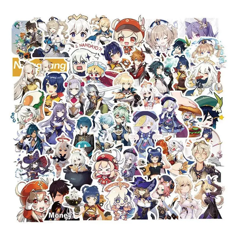 10/30/50/100pcs Anime Genshin Impact Game Stickers Cartoon Waterproof Kids Toy Laptop Motorcycle Skateboard Car Phone Sticker
10/30/50/100pcs Anime Genshin Impact Game Stickers Cartoon Waterproof Kids Toy Laptop Motorcycle Skateboard Car Phone Sticker