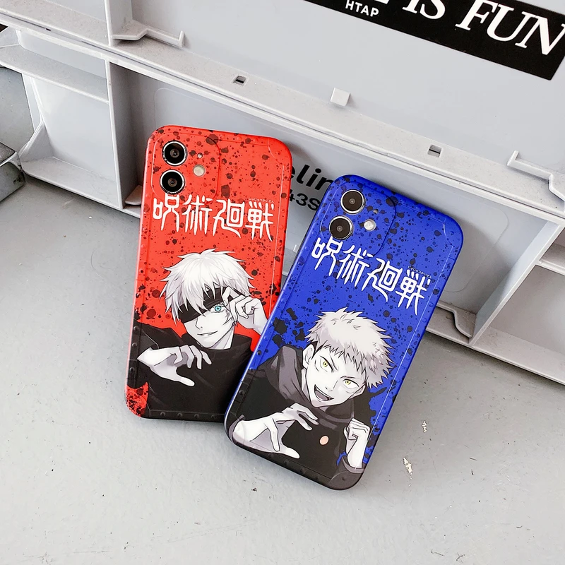 Anime Jujutsu Kaisen Itadori Yuji Gojo Satoru Phone Case For iPhone 13 12 11 Pro Max X Xs Max Xr 7 8 Puls Retro Japanese Case
Anime Jujutsu Kaisen Itadori Yuji Gojo Satoru Phone Case For iPhone 13 12 11 Pro Max X Xs Max Xr 7 8 Puls Retro Japanese Case