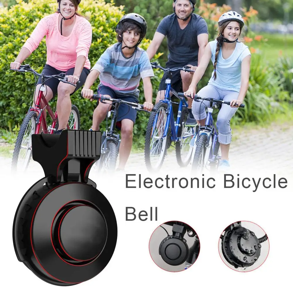 Electric Cycling Bell 100 dB Horn Rainproof MTB Bicycle Handlebar Silica Gel Shell Ring Bike Bell Bicycle Accessories
Electric Cycling Bell 100 dB Horn Rainproof MTB Bicycle Handlebar Silica Gel Shell Ring Bike Bell Bicycle Accessories