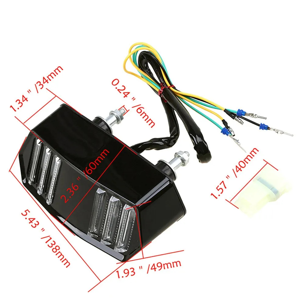 Motorcycle Rear Light LED Brake Taillight Motorbike Integrated Turn Signals Lamp Indicator Accessories For Honda
Motorcycle Rear Light LED Brake Taillight Motorbike Integrated Turn Signals Lamp Indicator Accessories For Honda