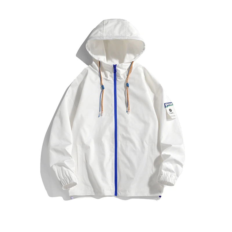 Куртка мужская с капюшоном, однотонная, на молнии, с длинным рукавом
Куртка мужская с капюшоном, однотонная, на молнии, с длинным рукавом