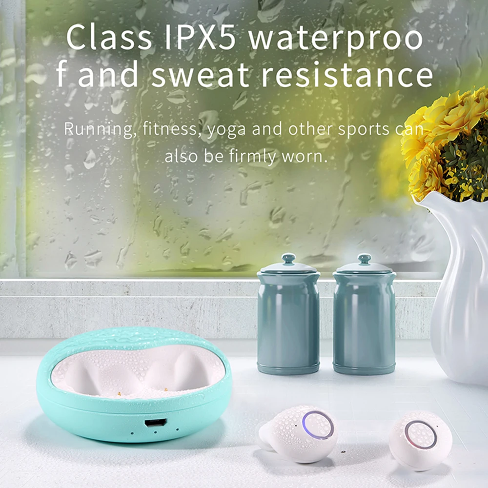 K10 macaron TWS bluetooth headset sport mini in-ear HD noise reduction for single and double ears | Электроника