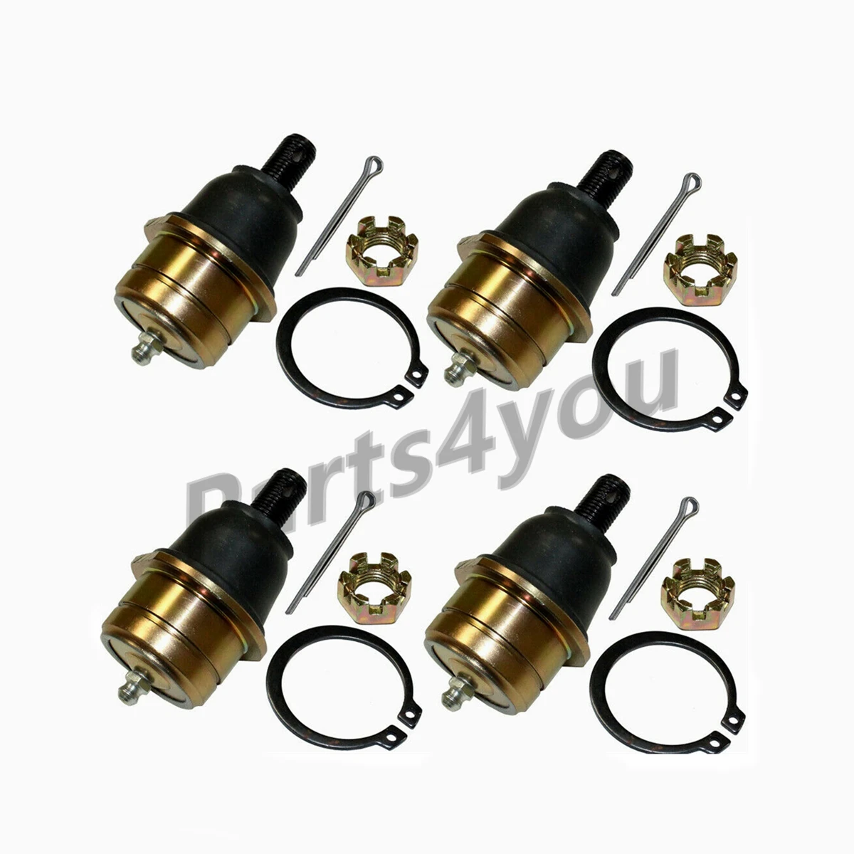 4PCS Upper and Lower Ball Pin Ball Joint For Bombardier Can-am DS650 X 650 Baja 2000-2007 ATV 703500082 706200133