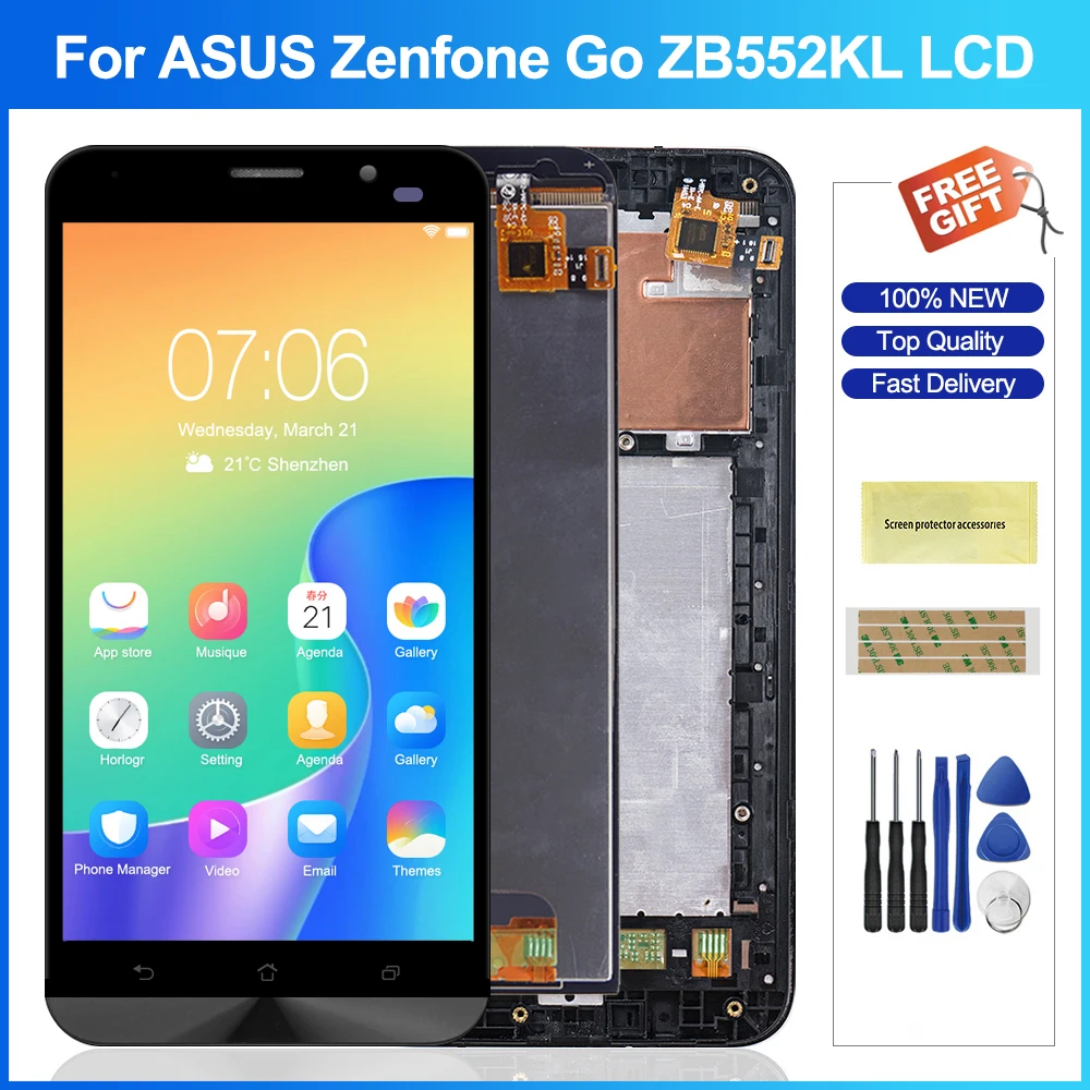 ЖК-экран 5,5 дюйма ZB552KL для Asus Zenfone GO ZB552KL, ЖК-дисплей, сенсорный экран, дигитайзер в сборе для Asus ZB552KL, экран s
ЖК-экран 5,5 дюйма ZB552KL для Asus Zenfone GO ZB552KL, ЖК-дисплей, сенсорный экран, дигитайзер в сборе для Asus ZB552KL, экран s