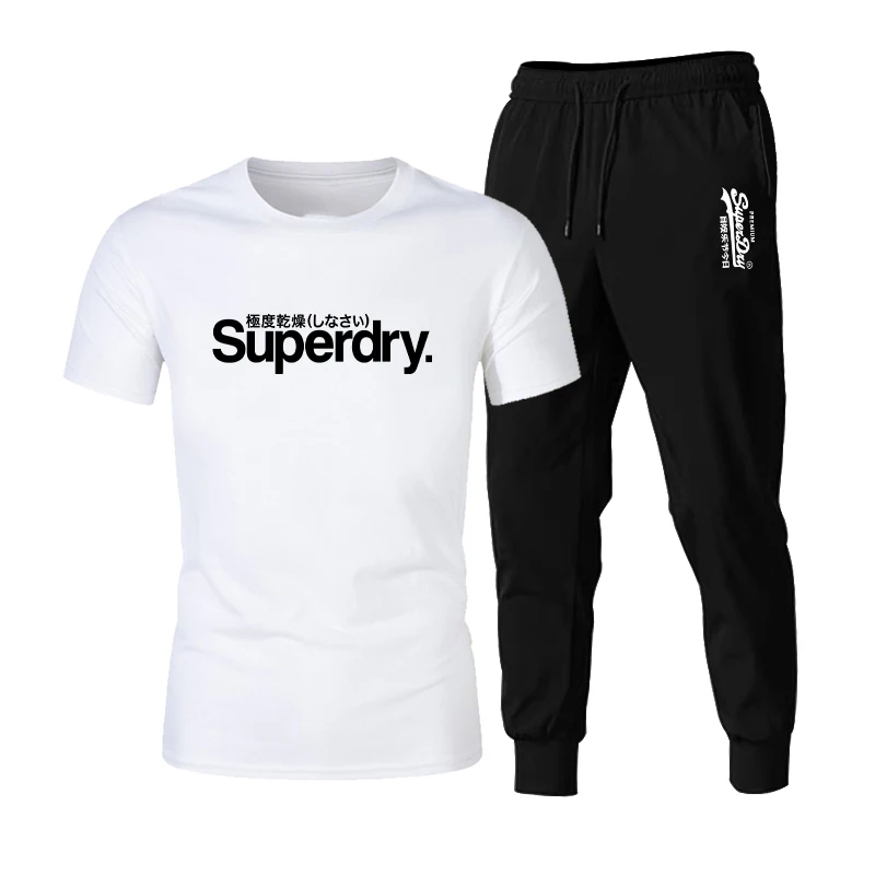 Fashion Men's Sportswear T-shirt + Sports Pants 2-piece Suit Outdoor Sports Men's and Women's Suit Printed Top + Fitness Pants
Fashion Men's Sportswear T-shirt + Sports Pants 2-piece Suit Outdoor Sports Men's and Women's Suit Printed Top + Fitness Pants