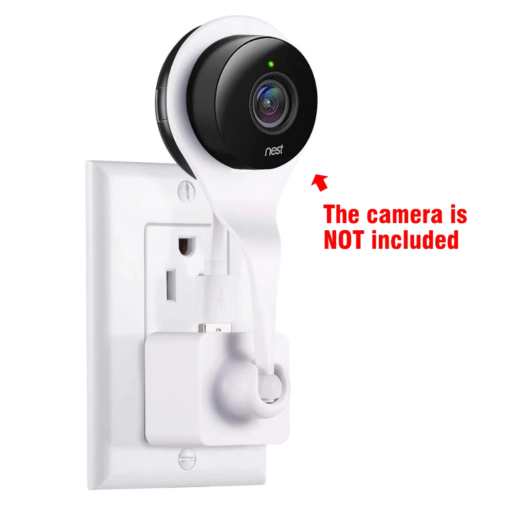 Розетка переменного тока с поворотом на 360 градусов для камер гнездышков и Dropcam PRO