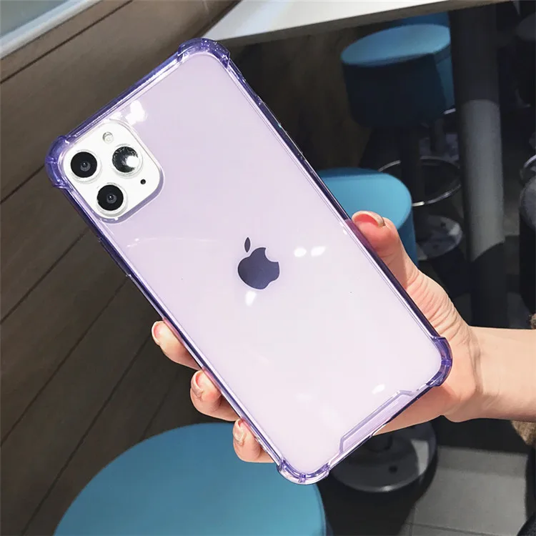 Suitable for IPhone11 Four-corner All-inclusive Anti-drop Mobile Phone Shell Transparent Candy Color 8plus/12 Thickening Set
Suitable for IPhone11 Four-corner All-inclusive Anti-drop Mobile Phone Shell Transparent Candy Color 8plus/12 Thickening Set