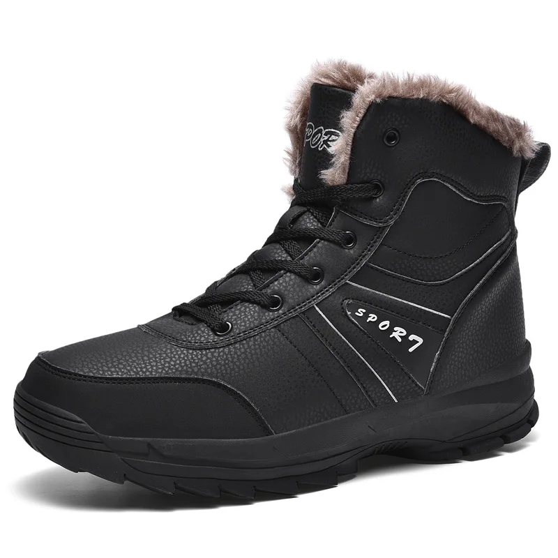 2020 New Snow Boots Protective and Wear-resistant Sole Man Boots Warm and Comfortable Winter Walking Boots Big Size 39-48 
2020 New Snow Boots Protective and Wear-resistant Sole Man Boots Warm and Comfortable Winter Walking Boots Big Size 39-48