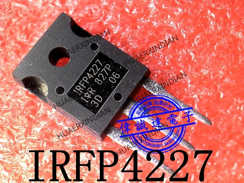 1 шт. новый оригинальный IRFP4227 TO247 N 200V 65A в наличии реальное изображение
1 шт. новый оригинальный IRFP4227 TO247 N 200V 65A в наличии реальное изображение