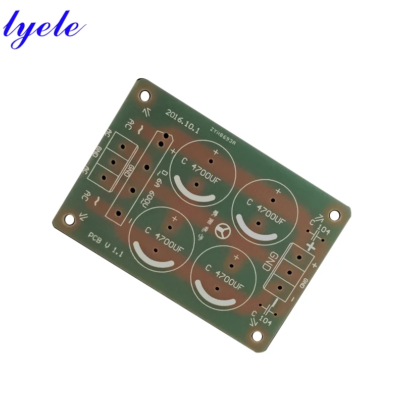 PCB-4C двойная плата питания выпрямителя фильтра усилителя мощности 70*48 мм |