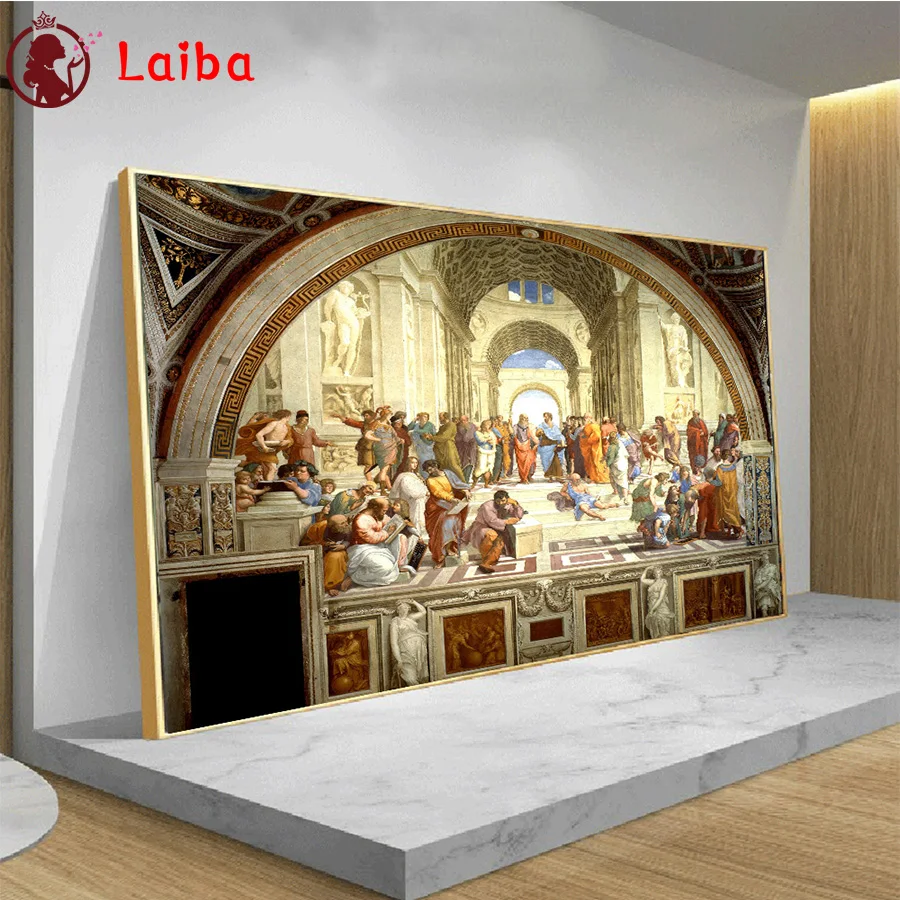 DIY Diamond Painting Renaissance art masterpieces of Aristotle Religious art Full Diamond Cross Stitch sets Mosaic Handmade Gift
DIY Diamond Painting Renaissance art masterpieces of Aristotle Religious art Full Diamond Cross Stitch sets Mosaic Handmade Gift