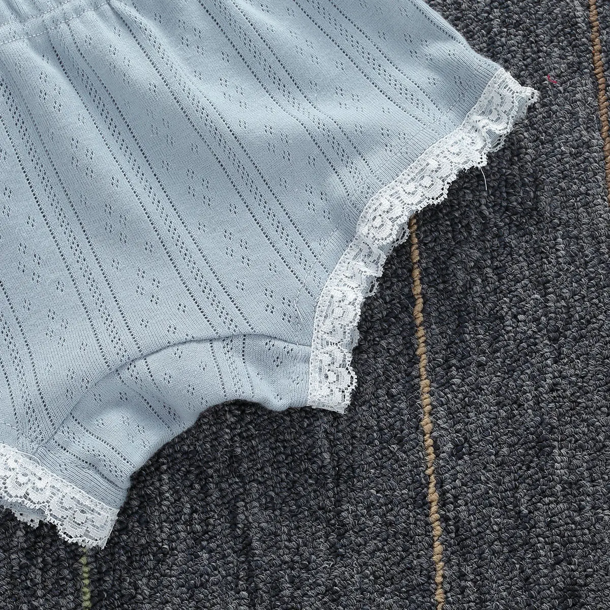 6M-5Y Newborn Toddler Baby Kid Girls Clothes Set lace Vest Tops Shorts Bloomer Solid Outfits
6M-5Y Newborn Toddler Baby Kid Girls Clothes Set lace Vest Tops Shorts Bloomer Solid Outfits