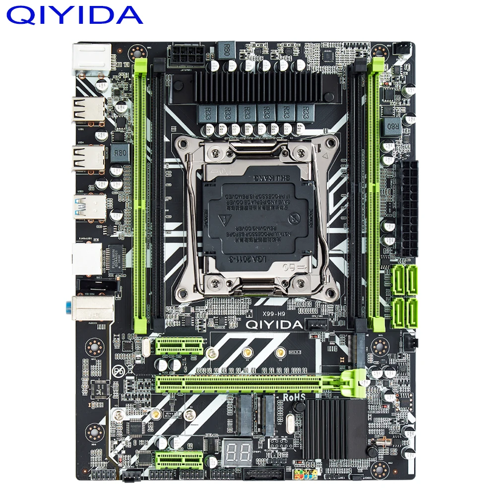 X99 материнская плата с 1*8G = 8 Гб DDR4 2400 МГц REGECC комбо памяти NVME USB3.0 MATX