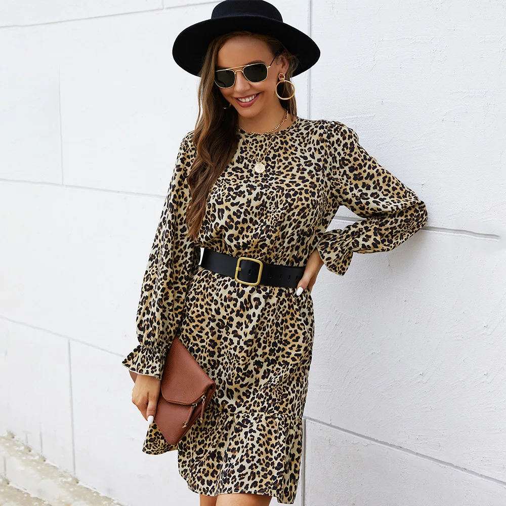 Fall Winter Dresses For Women 2021 Elegant Party Evening Sexy Leopard Print Holiday Midi Dress Clothes Sukienka Vestido Feminino
Fall Winter Dresses For Women 2021 Elegant Party Evening Sexy Leopard Print Holiday Midi Dress Clothes Sukienka Vestido Feminino
