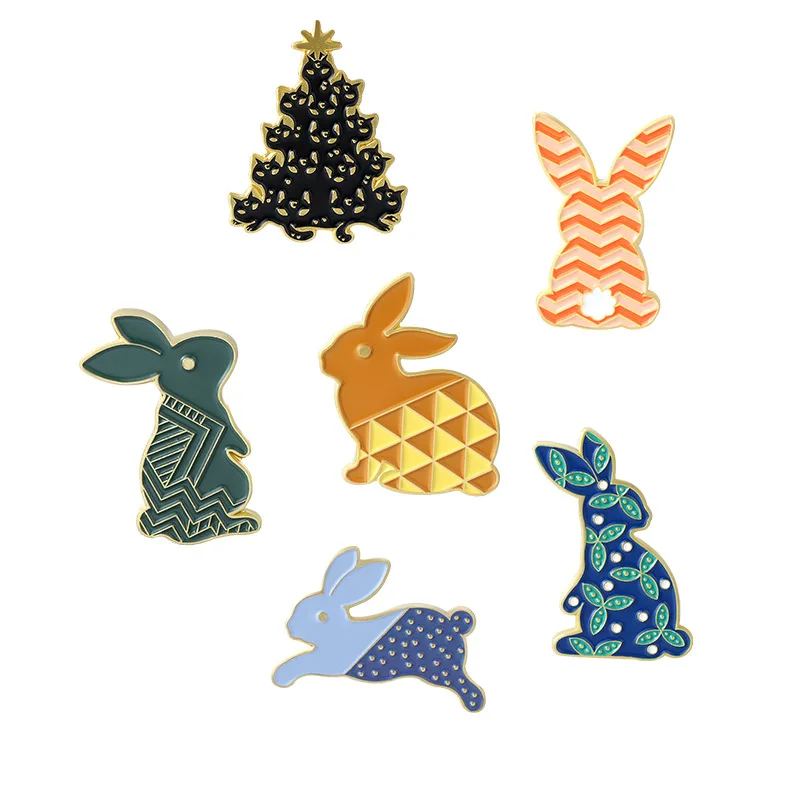 Fashion Cartoons Rabbit Enamel Badges Women Lapel Pins Cute Anime Brooches For Backpack Mini Animal Hijab Pins Decorative Brooch
Fashion Cartoons Rabbit Enamel Badges Women Lapel Pins Cute Anime Brooches For Backpack Mini Animal Hijab Pins Decorative Brooch