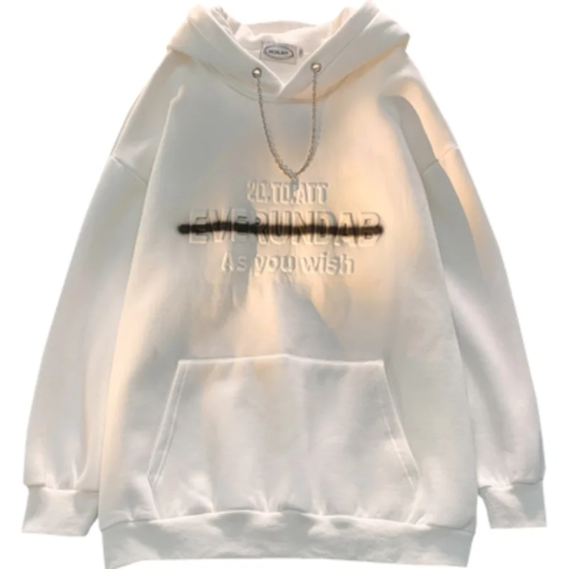 Female Extra Large2021 American Chain Letter Hooded Plush Sweater Women's Fat M Tide Street Casual Couple Fashion And Loose Coat
Female Extra Large2021 American Chain Letter Hooded Plush Sweater Women's Fat M Tide Street Casual Couple Fashion And Loose Coat