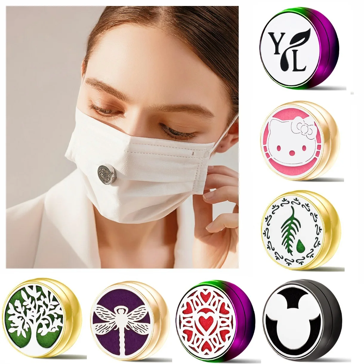 2021 Dragonfly New Essential Oil Diffuser Brooch Aromatherapy Locket Jewelry Screw Stainless Steel Magnetic Buckle Face Clip
2021 Dragonfly New Essential Oil Diffuser Brooch Aromatherapy Locket Jewelry Screw Stainless Steel Magnetic Buckle Face Clip