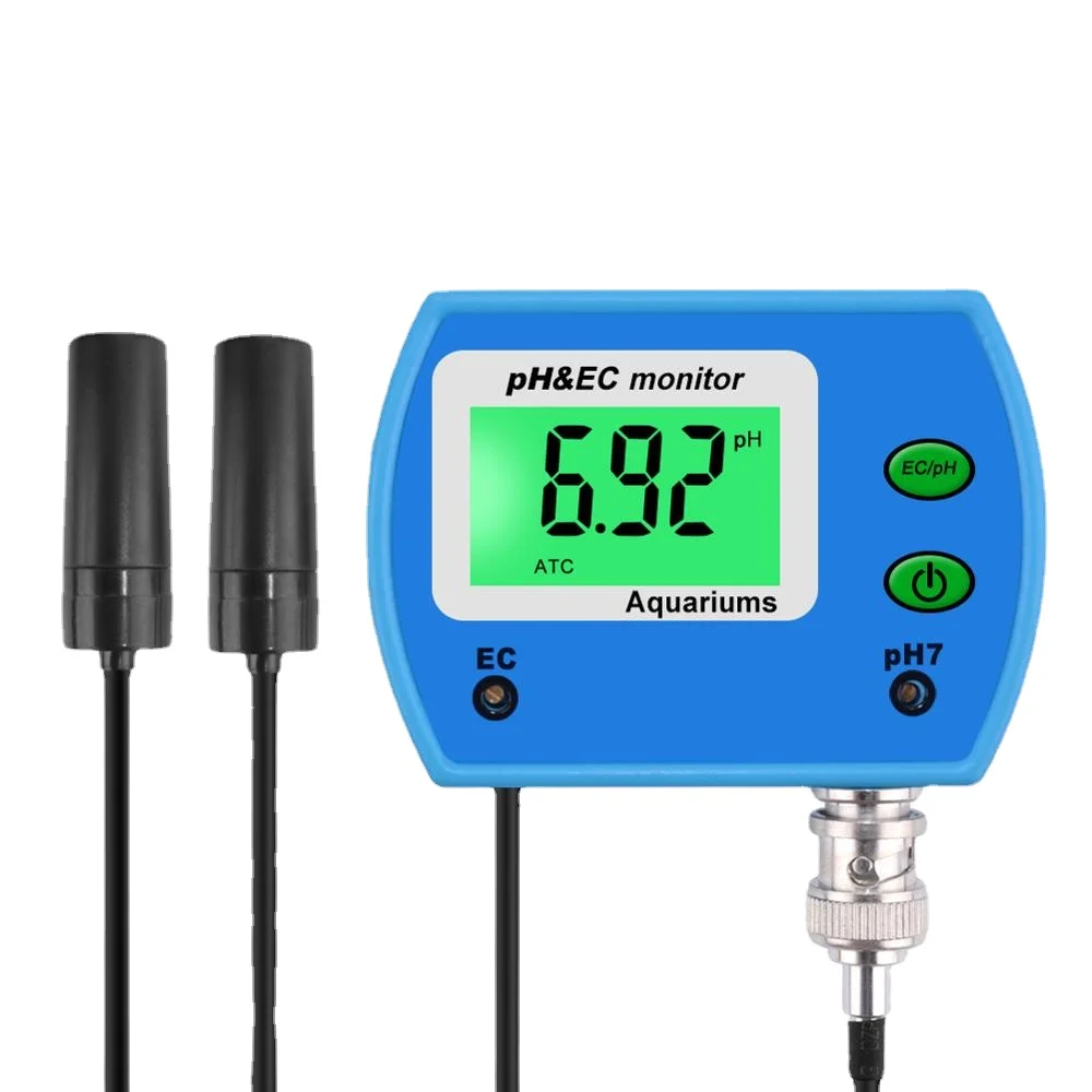 Professional 2 in 1 pH Meter EC meter for Aquarium Multi-parameter Water Quality Monitor Online pH / EC monitor Acidometer
Professional 2 in 1 pH Meter EC meter for Aquarium Multi-parameter Water Quality Monitor Online pH / EC monitor Acidometer