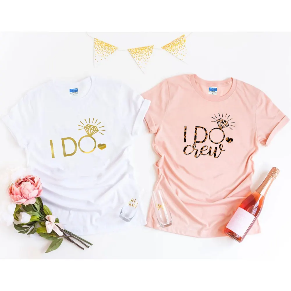 Matching Bride Shirt Crew Tops Bride Team T Shirts Bachelorette Party Clothes Diamond Ring Pattern Wedding Gift For Bridemaids
Matching Bride Shirt Crew Tops Bride Team T Shirts Bachelorette Party Clothes Diamond Ring Pattern Wedding Gift For Bridemaids