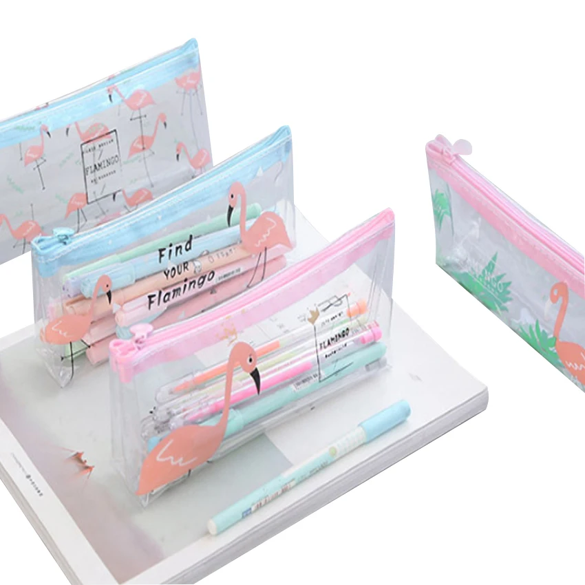 10Pcs/lot Lovely Flamingo Transparent Pencils Case School Supplies Stationery Zip Bag School Office Supplies
10Pcs/lot Lovely Flamingo Transparent Pencils Case School Supplies Stationery Zip Bag School Office Supplies
