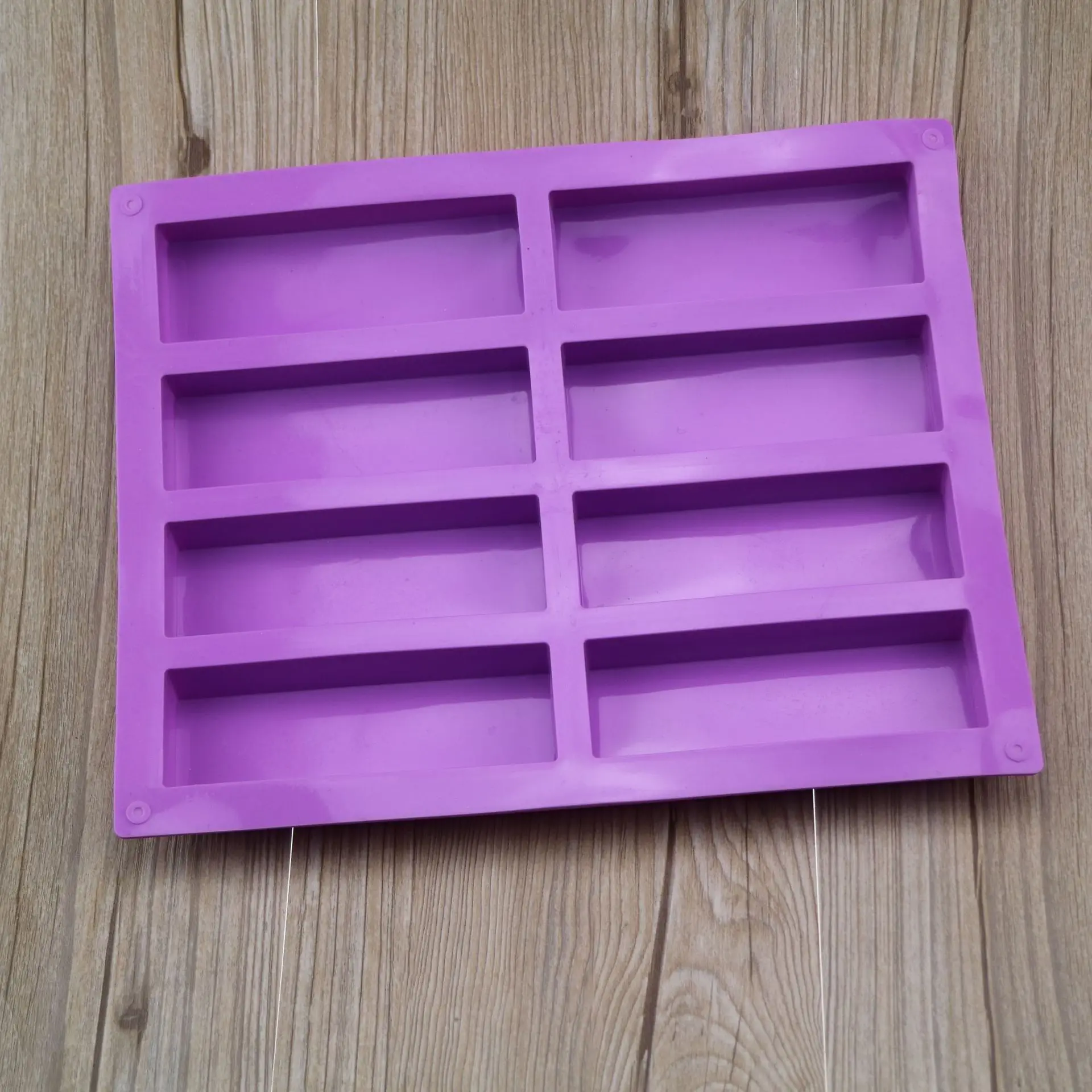 8 Cavity rectangular soap silicone cake mold, handmade soap mold, easy to take off and easy to clean Moulds
8 Cavity rectangular soap silicone cake mold, handmade soap mold, easy to take off and easy to clean Moulds
