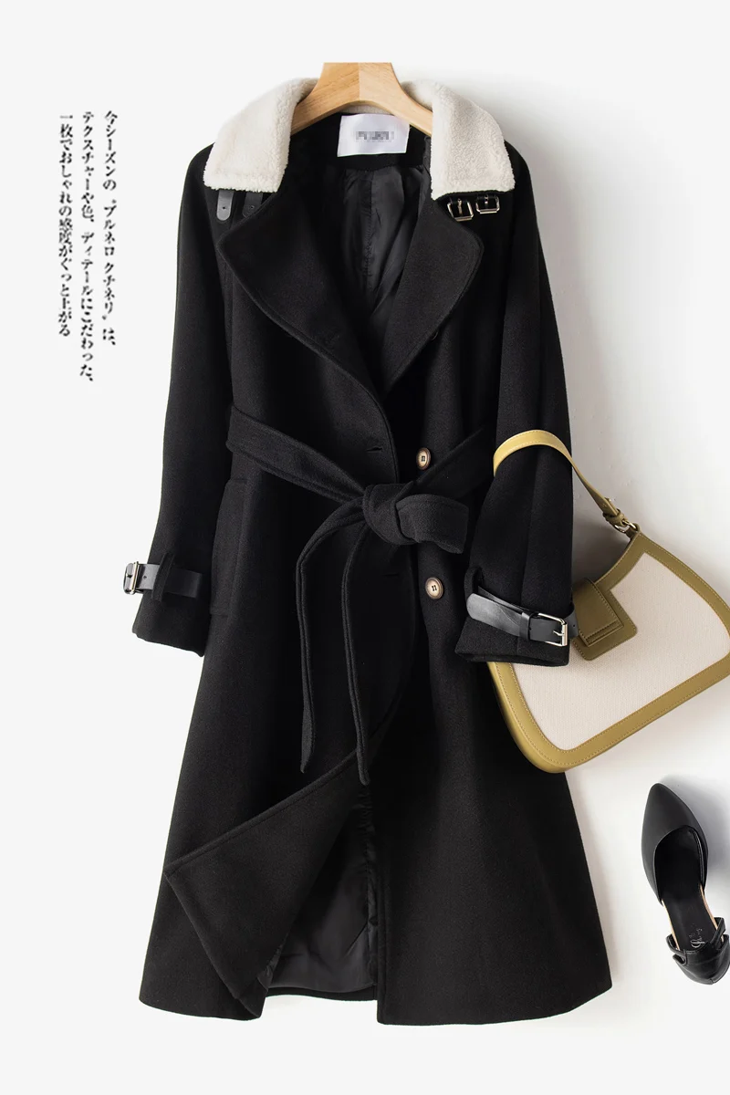 Good Quality Women's Winter Coat 2020 Fashion New Design Boards of Large Size Long Coat Belt Sleeve Oversize Bandage Woolen Coat
Good Quality Women's Winter Coat 2020 Fashion New Design Boards of Large Size Long Coat Belt Sleeve Oversize Bandage Woolen Coat