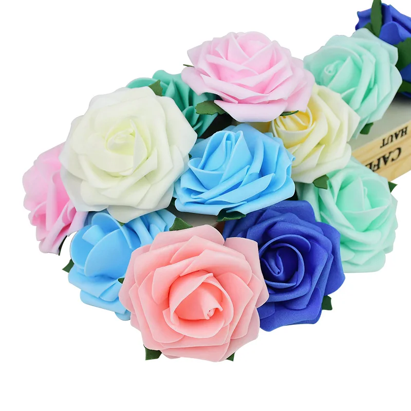10Pcs 7cm Artificial PE Foam Rose Flower Head Wedding Decoration DIY Scrapbooking Wreath Home Decoration Fake Rose Flower
10Pcs 7cm Artificial PE Foam Rose Flower Head Wedding Decoration DIY Scrapbooking Wreath Home Decoration Fake Rose Flower