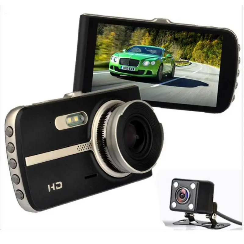 Dash Cam Dual Lens Car DVR Full HD 1080P 4" Touch Screen Car DVR Cinema-quality Image LCD screen 24H Parking Built-in battery
Dash Cam Dual Lens Car DVR Full HD 1080P 4" Touch Screen Car DVR Cinema-quality Image LCD screen 24H Parking Built-in battery