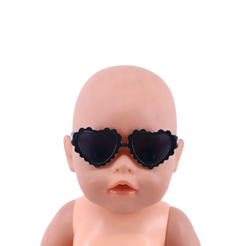 Doll Sunglasses Heart Shape Frame And Sun Frame For 18 Inch American&43 Cm Baby New Born Doll Girls Toy Russia,Festival Gift
Doll Sunglasses Heart Shape Frame And Sun Frame For 18 Inch American&43 Cm Baby New Born Doll Girls Toy Russia,Festival Gift