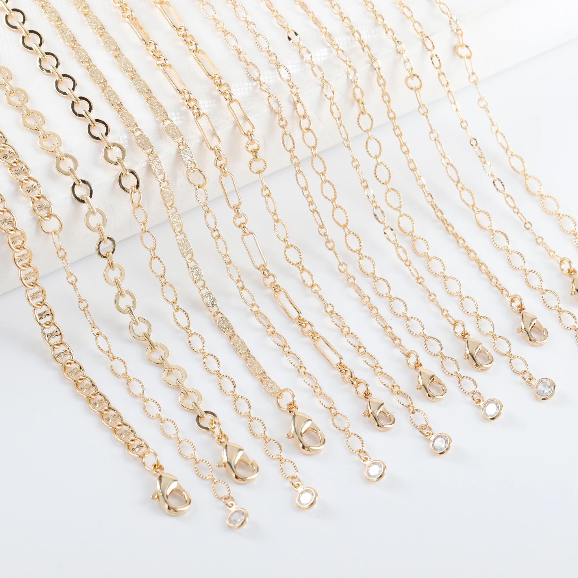 Sanying M1053 Vintage Simple 18K Gold Plated Diy Necklace Chains Charms For Women Girls Fashion Jewelry Gift,1pcs/lot
Sanying M1053 Vintage Simple 18K Gold Plated Diy Necklace Chains Charms For Women Girls Fashion Jewelry Gift,1pcs/lot