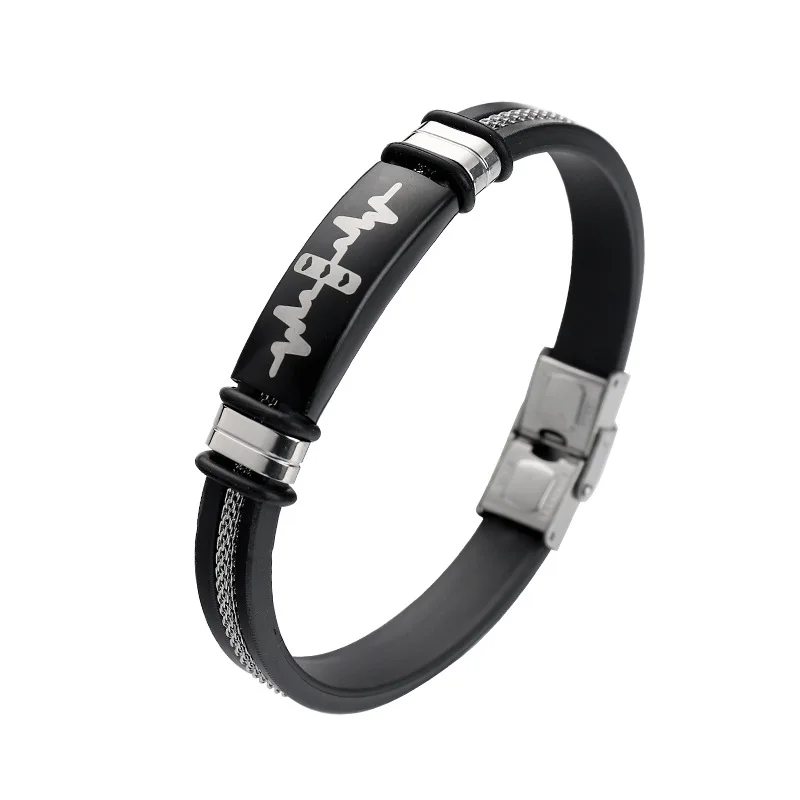 YUNAO Jewelry New Personality Titanium Steel Temperament Bracelet Couple Fashion Geometric Bracelet High Quality Hot Selling 
YUNAO Jewelry New Personality Titanium Steel Temperament Bracelet Couple Fashion Geometric Bracelet High Quality Hot Selling