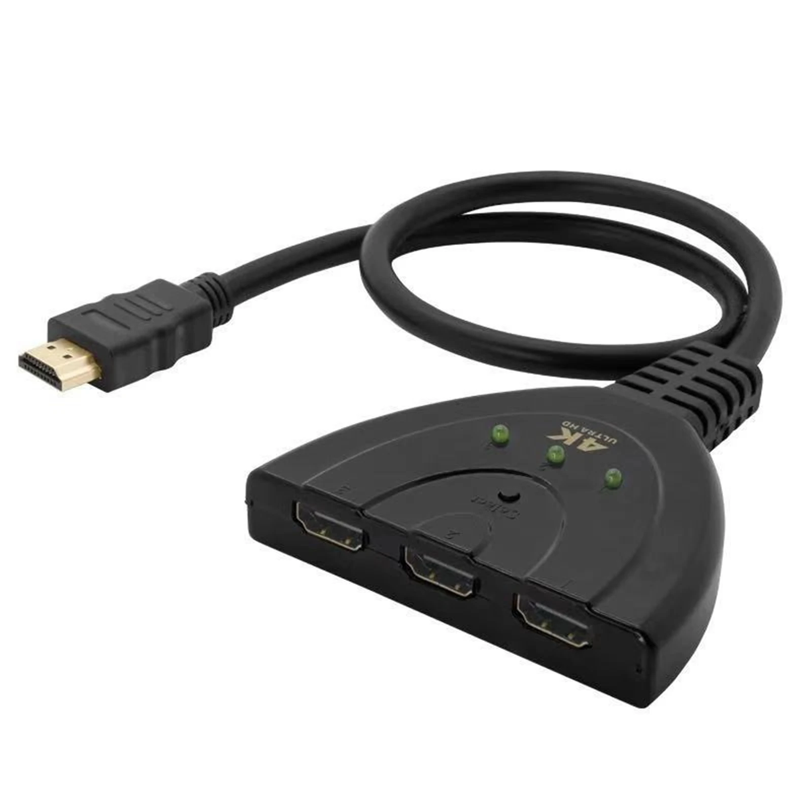 3 Port HDMI Splitter Cable 1080P Switch Switcher HUB Adapter for HDTV PS4 Xbox Black
3 Port HDMI Splitter Cable 1080P Switch Switcher HUB Adapter for HDTV PS4 Xbox Black