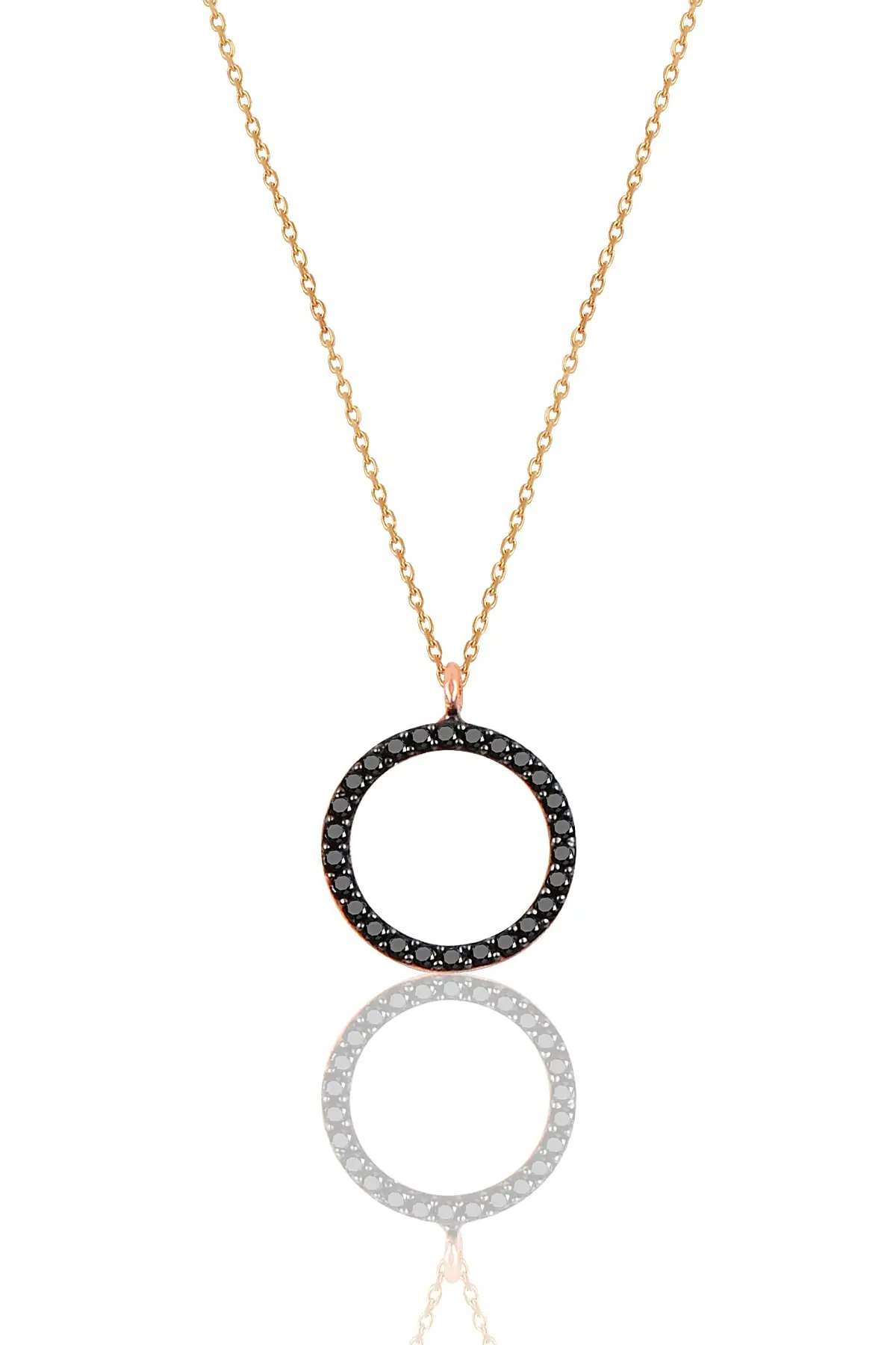 Women Silver Black Zircon Stone Ring Model Necklace Model Chain Elegant Necklace
Women Silver Black Zircon Stone Ring Model Necklace Model Chain Elegant Necklace
