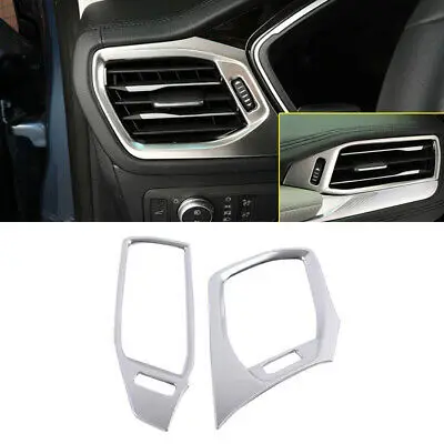 LHD Steel Matte Inner Side Air Vent Cover Trim 2pcs For Ford Kuga Escape 2020 
LHD Steel Matte Inner Side Air Vent Cover Trim 2pcs For Ford Kuga Escape 2020
