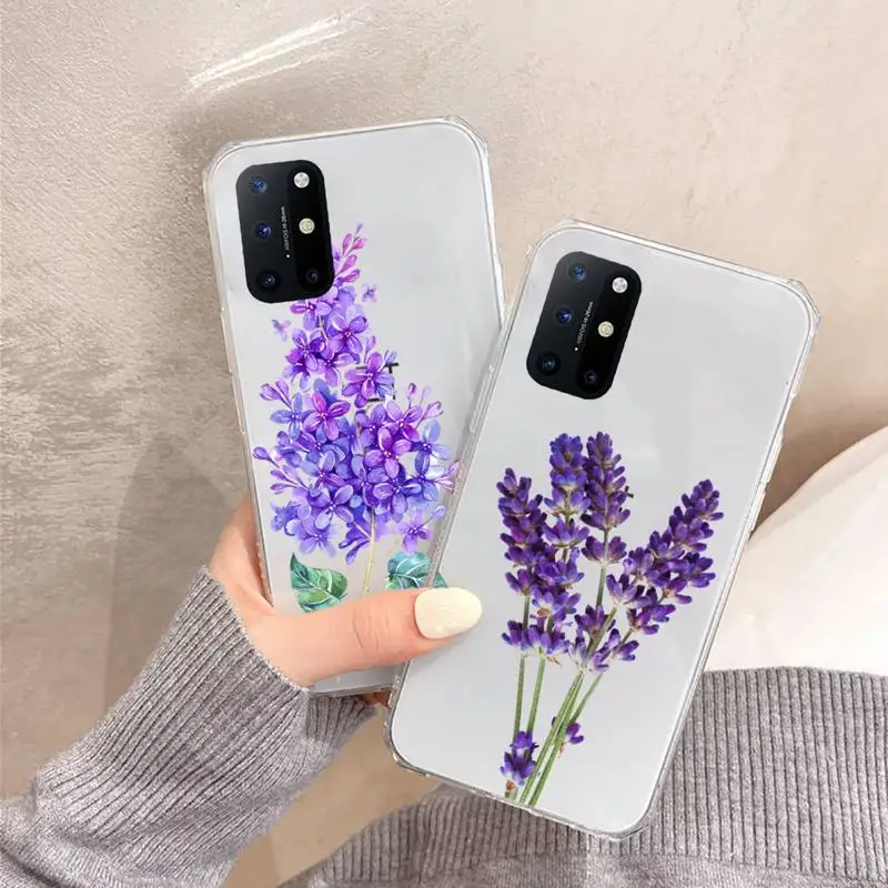 Simple Lavender Purple Flowers Phone Case Transparent for OnePlus 7 9 8 t pro
Simple Lavender Purple Flowers Phone Case Transparent for OnePlus 7 9 8 t pro