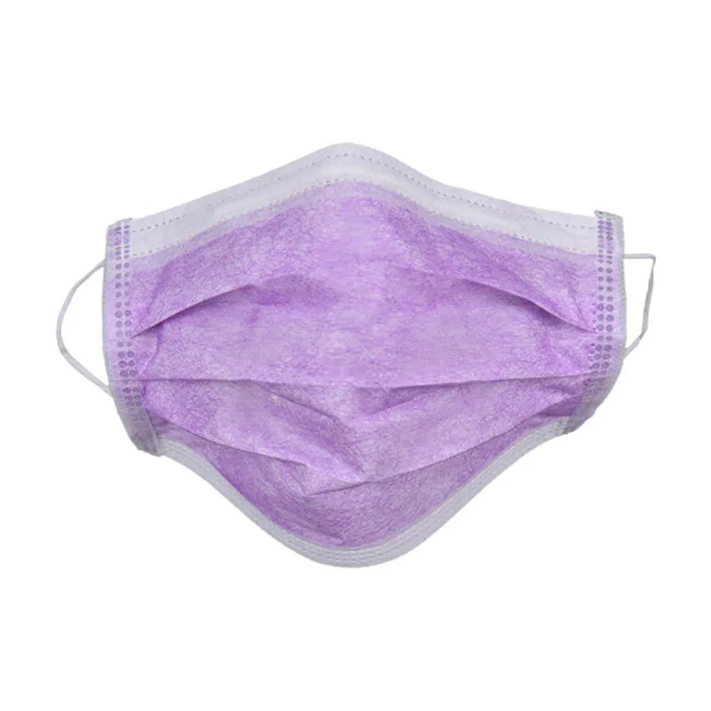 30pc Purple Disposable Masker Adult 3 Layers Mascarillas Earloop Breathable Cubrebocas Halloween Cosplay Face-masks Mondkapjes 
30pc Purple Disposable Masker Adult 3 Layers Mascarillas Earloop Breathable Cubrebocas Halloween Cosplay Face-masks Mondkapjes