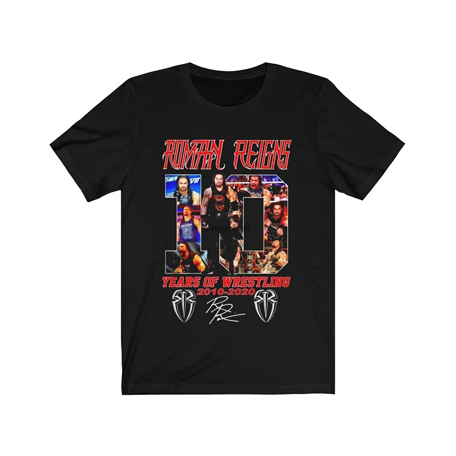 DaKuHo Ro-Man Wrestler Reigns 10 Years of Wrestling 2010 2020 Signature T-Shirt
DaKuHo Ro-Man Wrestler Reigns 10 Years of Wrestling 2010 2020 Signature T-Shirt