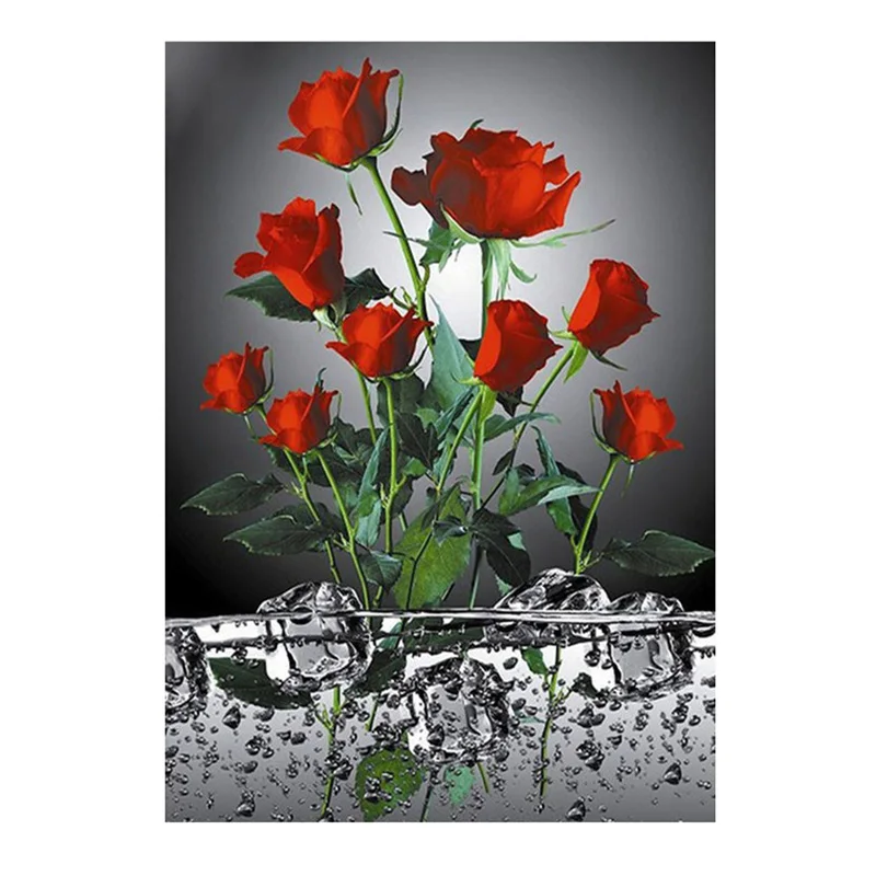 5D Square Diamond Painting Rose Cross Stitch Kit Embroidery Rhinestone Home Decor Needlework
5D Square Diamond Painting Rose Cross Stitch Kit Embroidery Rhinestone Home Decor Needlework
