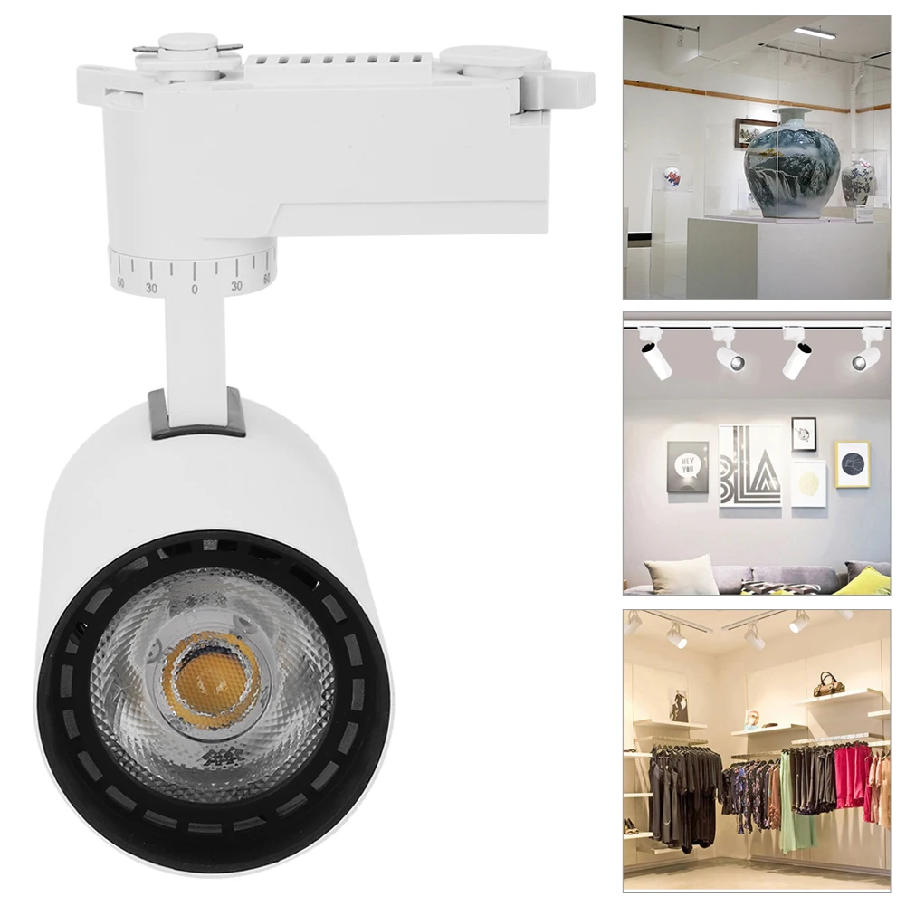 COB 10W 20W 30W LED Track Light Lamps Spotlight Aluminum Ceiling Rail Track Lighting Spot Rail Lamp for Shop Clothing Store Home
COB 10W 20W 30W LED Track Light Lamps Spotlight Aluminum Ceiling Rail Track Lighting Spot Rail Lamp for Shop Clothing Store Home