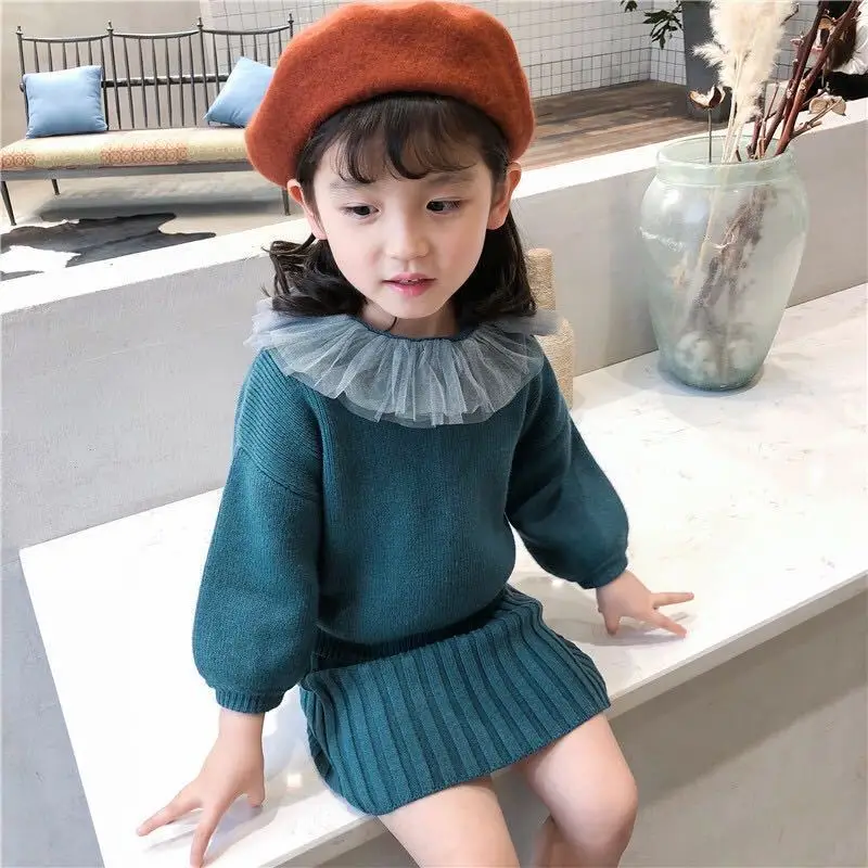 Toddler 2021 New Spring Winter Baby Suit Kids Set Children Sweater Skirt Girl Winter Sweaters Set Girls Clothes Two Piece Suit
Toddler 2021 New Spring Winter Baby Suit Kids Set Children Sweater Skirt Girl Winter Sweaters Set Girls Clothes Two Piece Suit