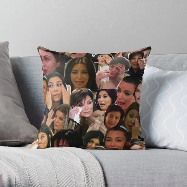 Kardashians Crying Collage Soft Throw Pillow Cover Print Pillow Case Waist Cushion Cover Pillows NOT Included 
Kardashians Crying Collage Soft Throw Pillow Cover Print Pillow Case Waist Cushion Cover Pillows NOT Included