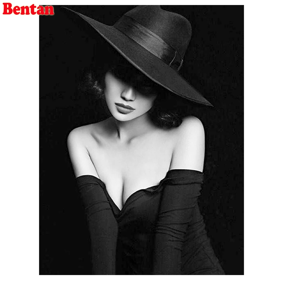 Diy diamond painting Sexy-Beauty With Hat cross stitch mosaics Full round square diamond embroidery rhinestones decoration
Diy diamond painting Sexy-Beauty With Hat cross stitch mosaics Full round square diamond embroidery rhinestones decoration